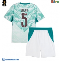 Fotballdrakt Barn Portugal Diogo Dalot #5 Bortedraktsett VM 2026 Kortermet (+ Korte bukser)